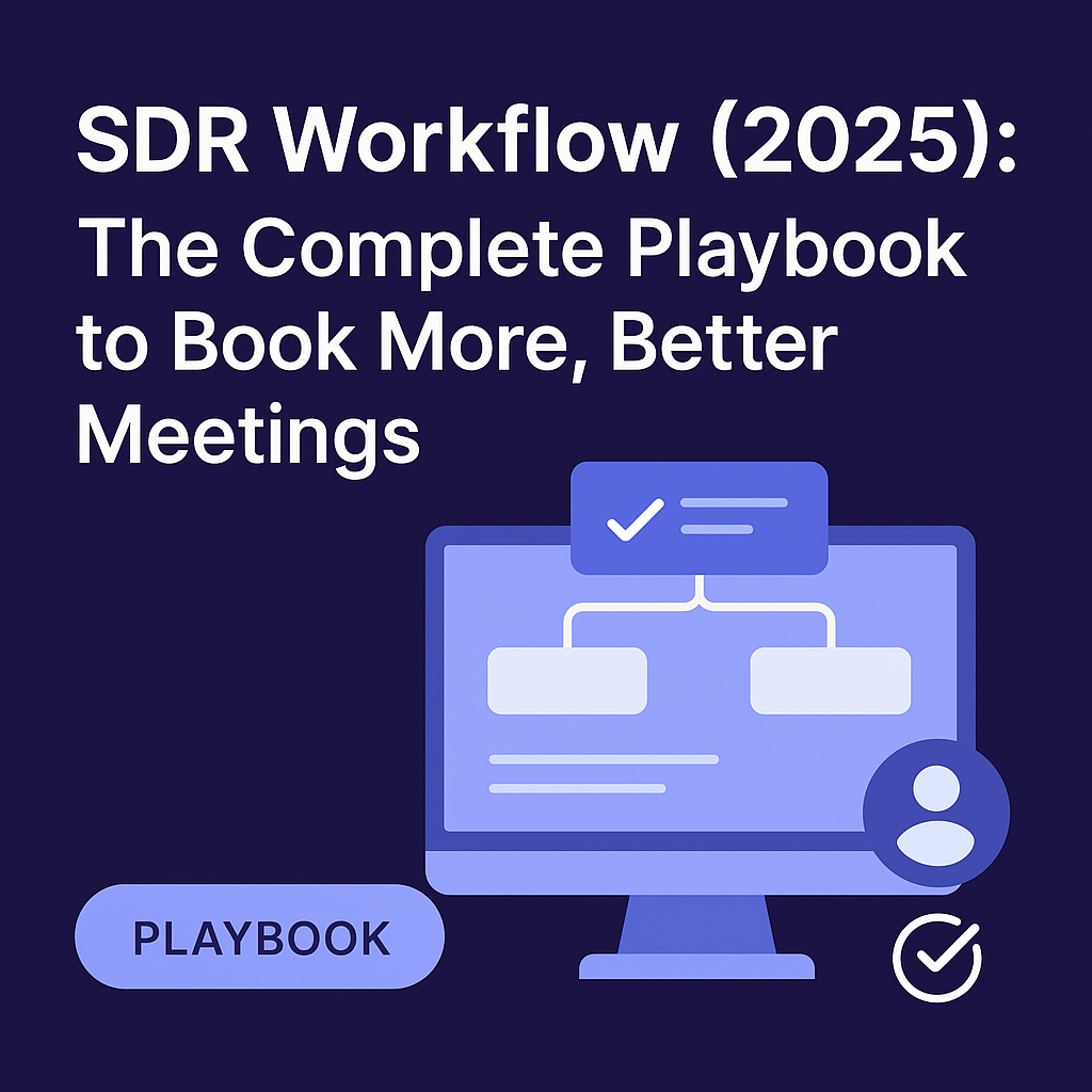 Pdrep Sdr Guide SDR Workflow (2025): Complete Playbook to Book More Meetings